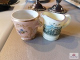 Miniature Limoges hand painted vase