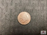 (1) US Half Cent Coin Classic Head (1832) + (1) 1864 2-Cent Coin