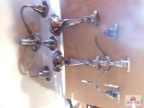 Silver plate changeable candlesticks