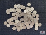 Approximately (100) Silver US Roosevelt Dimes (various dates)