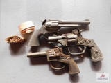 Children's cap pistols (Pet, York and Echo)