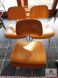 3 Chairs designed by Charles Eames Herman Miller, Zealand MI