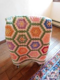 Hand stitched full size quilt