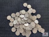 Approximately (100) Silver US Roosevelt Dimes (various dates)