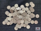 Approximately (100) Silver US Roosevelt Dimes (various dates)