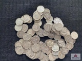 Lot of Approximately (50) US Roosevelt Silver Dimes and (50) US Mercury Silver Dimes