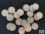 Lot of (20) US Silver Franklin Half Dollars (various years)