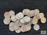 Lot of (40) Silver US Quarter Dollar Coins (various years)
