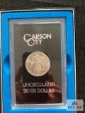 US Morgan Silver Dollar CARSON CITY (1882) (uncirculated in presentation case)