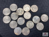 Lot of US Eisenhower Dollar Coins (various dates) (16 pcs circulated)