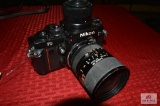 Nikon F3 with Tamron 35-80 lens and verticle viewfinder