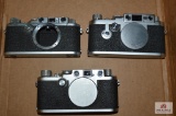 3 Leica cameras-No lenses