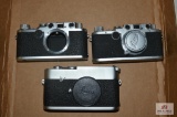 Leica Mda-No lens, Leica DBP no len, and Leica DRP with lens