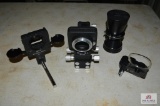 Nikon Bellows PB-4, Nikon Slide copy adaptor, AE Aperature Control for F2, Rodenstock F=270mm
