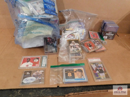 Large Assortment Of Topps Baseball And Football Cards