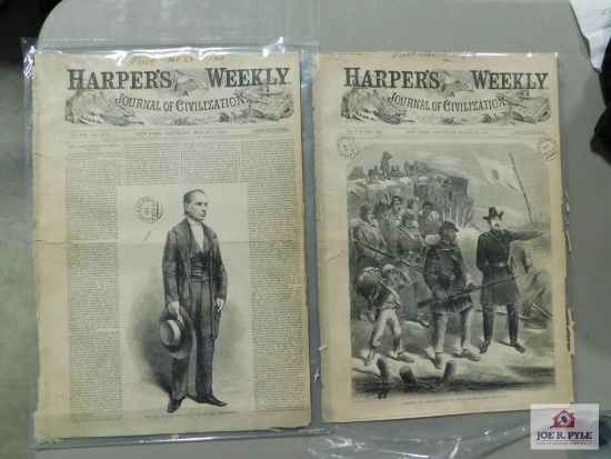 New York, Saturday, March 7, 1863 ; New York, Saturday, March 14, 1863 Harper's Weekly A Journal Of
