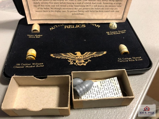 Civil War bullet collection