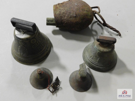 Group Of Antique Bells