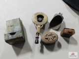 Vintage Items- Matchbox, Sugar Scoop, Burner