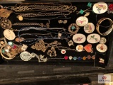 Lot of costume jewelry