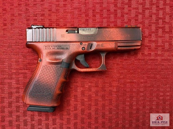 [SKU 102425] Glock 19 Gen4 Battleworn Red 9x19 MM | SN: BDUU803