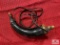 [SKU: 102091] powder horn with leather strap