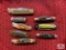 [SKU: 102119] lot of 8 pocket knives- Case model 63087SS, Old Timer, Smith&Wesson, etc.