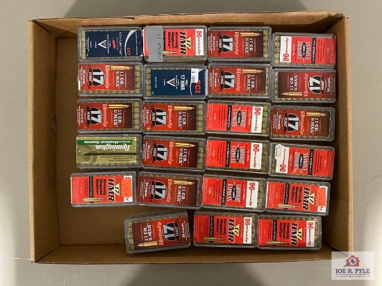 [SKU: 102038] lot of .17 HMR ammunition- approx. 1100 rounds