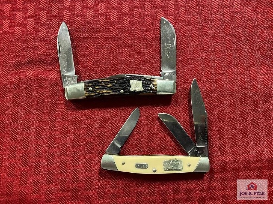 [SKU: 102083] 2 Boker special edition knives- Lewis and Clark "Blazing the Trail" and "Johnny Reb