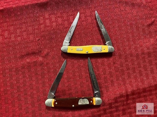 [SKU: 102085] 2 Boker special edition knives- "Old Wild West" and "Westward Expansion"