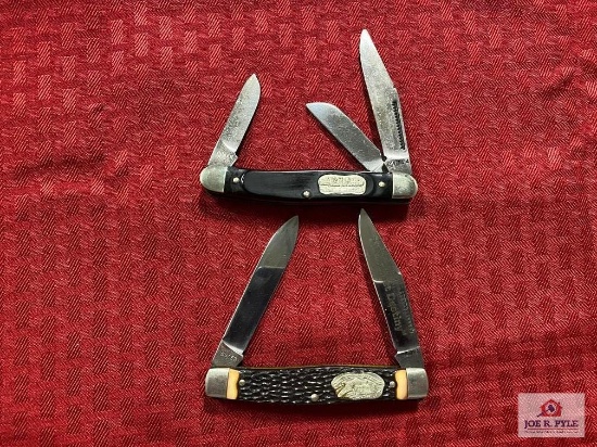[SKU: 102087] 2 Boker special edition knives- "Manifest Destiny" and "On To the Last Frontier"