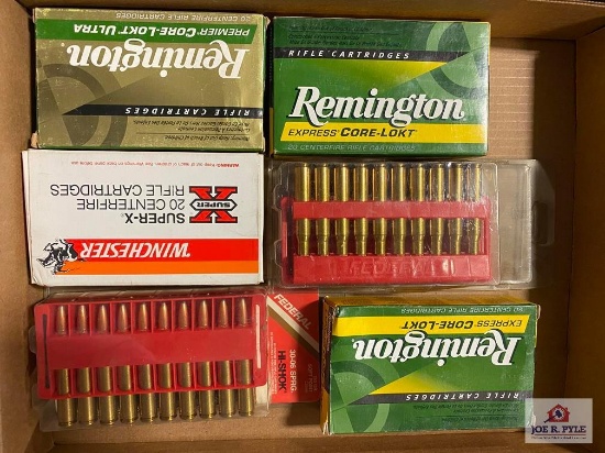[SKU: 102205] lot of .30-06 ammunition- full/partial boxes