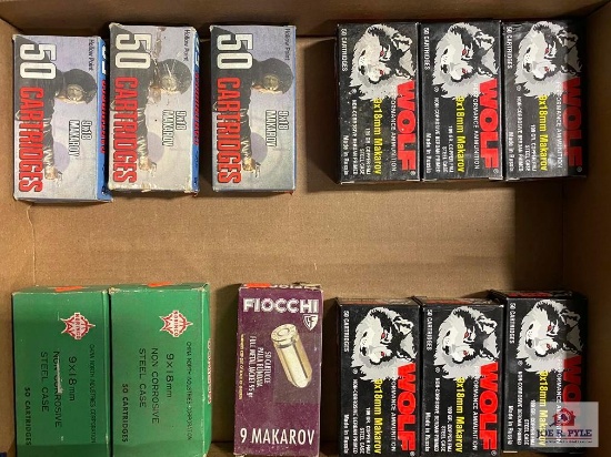 [SKU: 102245] lot of 9x18 MAK ammo- full/partial boxes