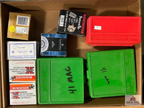 [SKU: 102246] lot of .41 MAG ammunition- full/partial boxes