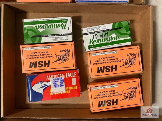 [SKU: 102251] lot of 10 MM ammunition- full/partial boxes