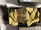 [SKU: 102305] ammo can and contents: 7.62x51 ammo in bandoleers + belt of practice rounds