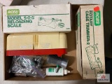 [SKU: 102326] lot of reloading equipment: RCBS case trimmer, 2 reloading scales and a trickler