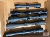 [SKU: 102345] 5 misc. rifle scopes- Simmons