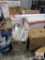 large lot of Styrofoam cups, trays, carriers, etc.