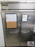 Continental stainless steel 2 door refrigerator 120V