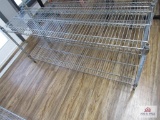 2 tier stainless shelve 5 ft long 18 inches deep