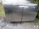 continental 2 door cooler/ prep table bad compressor