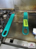 2 deep fryer accessories green handle