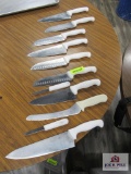 lot of assorted knives 11 count