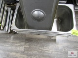 5 stainless steel 1/3 6 inch pan w lid