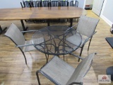 patio table w 3 chairs