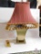 Brass oriental design lamp