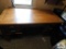 Oak desk w/ rope trim, desk only measures 5'x29