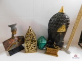 Carved wooden items, brass hummingbird lantern, made in China items