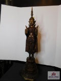 Cast metal Hindu statue called 